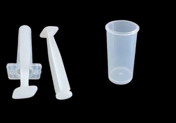 Milk Analyzer Syringes Beakers and Plungers